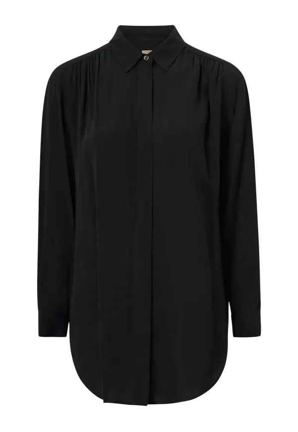 BOSS - Blus Benika - Svart