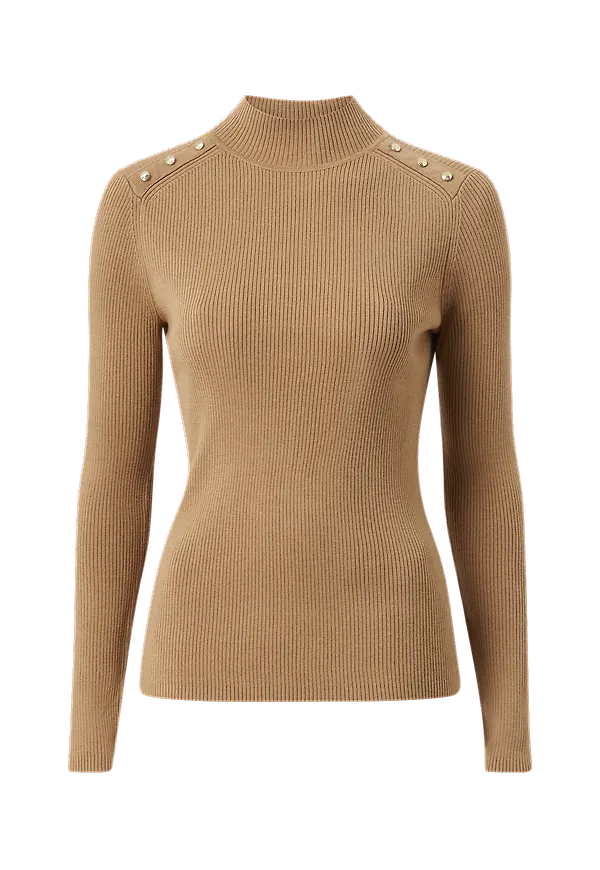 BOSS - Tröja Fortney - Beige