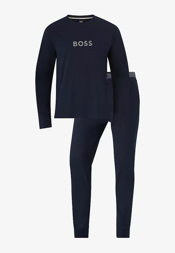 BOSS - Pyjamas Gift Long Set - Blå