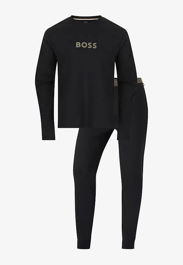 BOSS - Pyjamas Gift Long Set - Svart