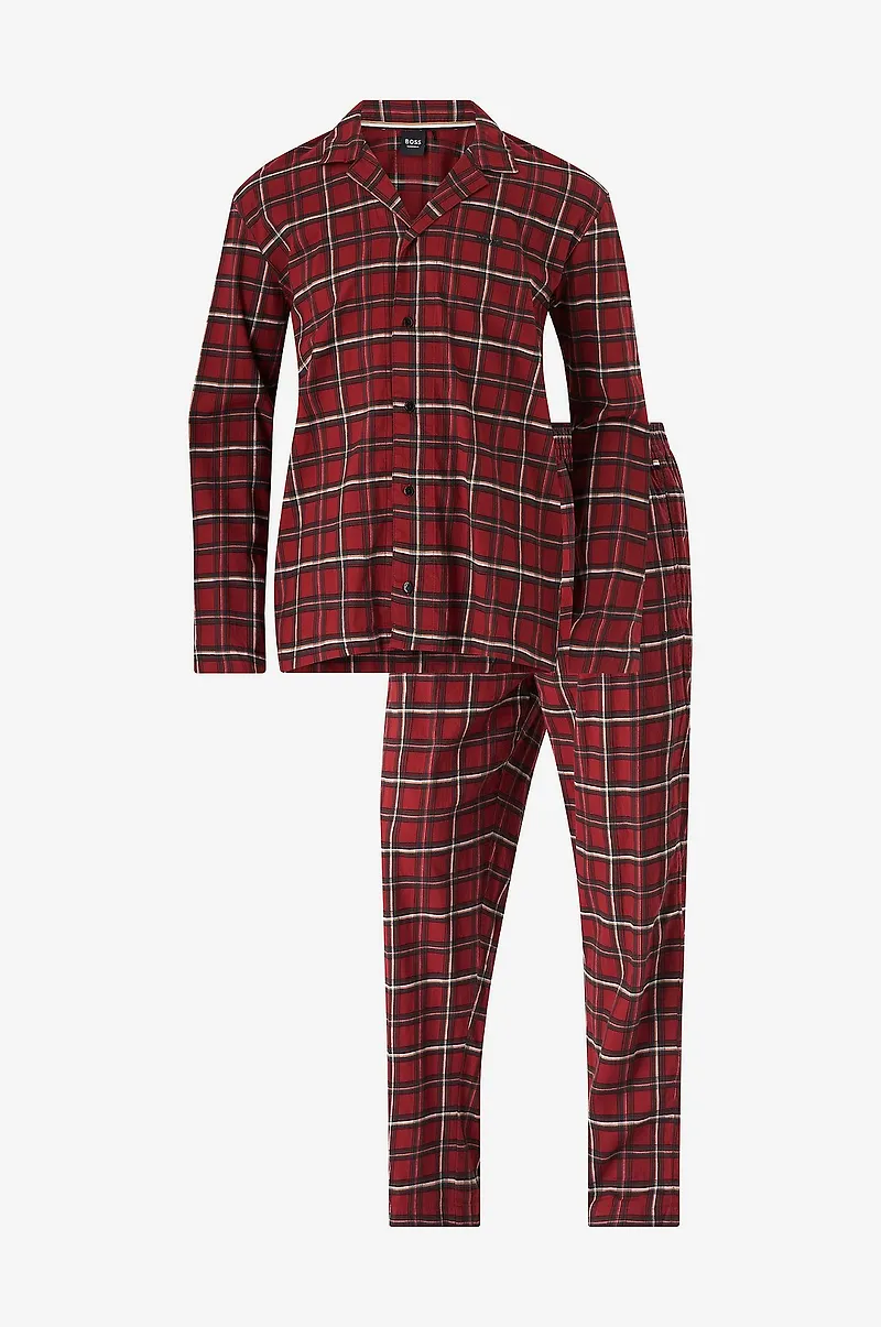 BOSS - Pyjamas Holiday Pyjama 10265782 - Röd