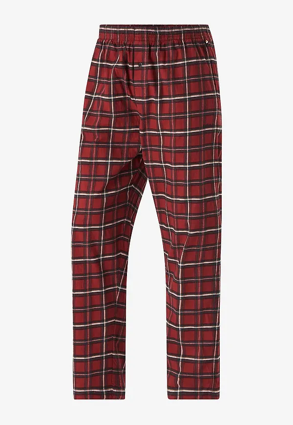 BOSS - Pyjamasbyxor Holiday Pants - Röd