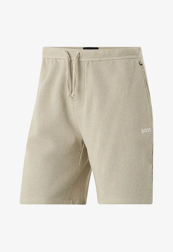 BOSS - Shorts Waffle Shorts - Beige