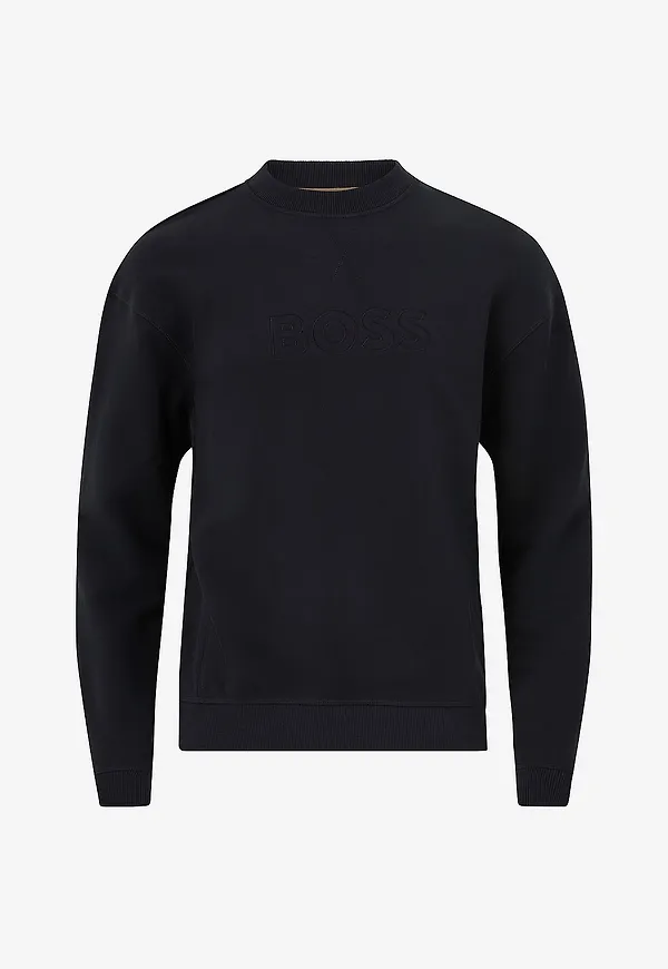 BOSS - Sweatshirt David - Svart