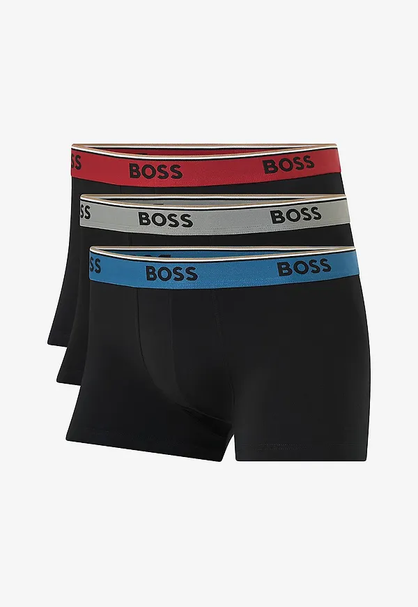 BOSS - Boxerkalsonger Trunk Power 3-pack - Svart