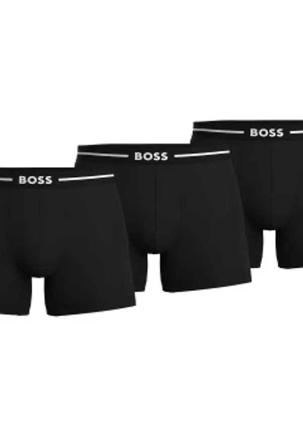 BOSS Kalsonger 3P Boxer Brief Bold Svart bomull Small Herr