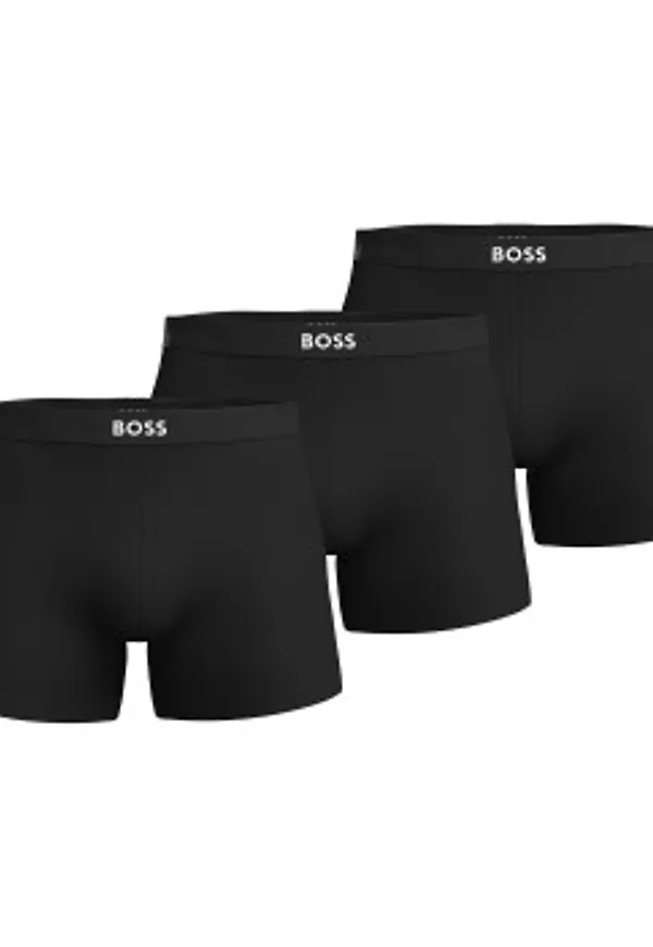 BOSS Kalsonger 3P ONE Boxer Brief Svart bomull X-Large Herr