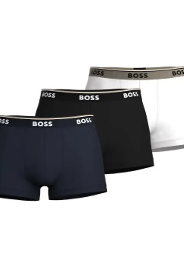 BOSS Kalsonger 3P Power Trunks Flerfärgad bomull Small Herr