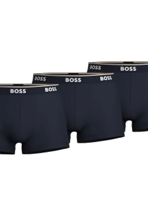 BOSS Kalsonger 6P Cotton Stretch Trunks Mörkblå bomull XX-Large Herr