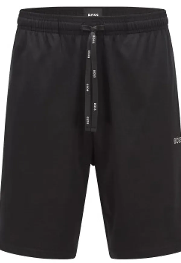 BOSS Mix and Match Lounge Shorts Svart bomull Large Herr