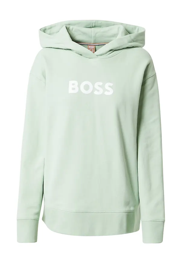 BOSS Orange Sweatshirt 'Edelight' pastellgrön / vit