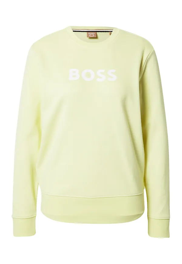 BOSS Orange Sweatshirt 'Ela' gul / vit