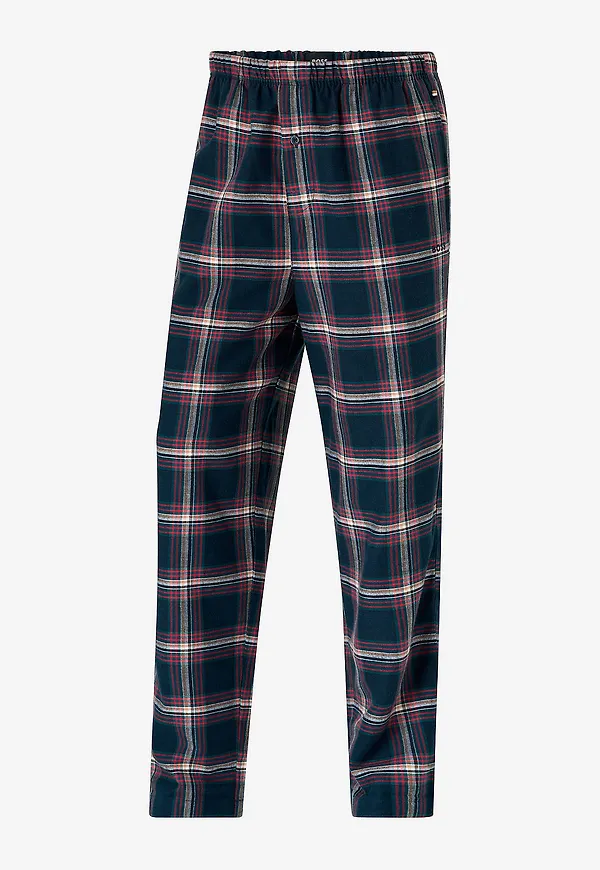 BOSS - Pyjamasbyxor Holiday - Blå