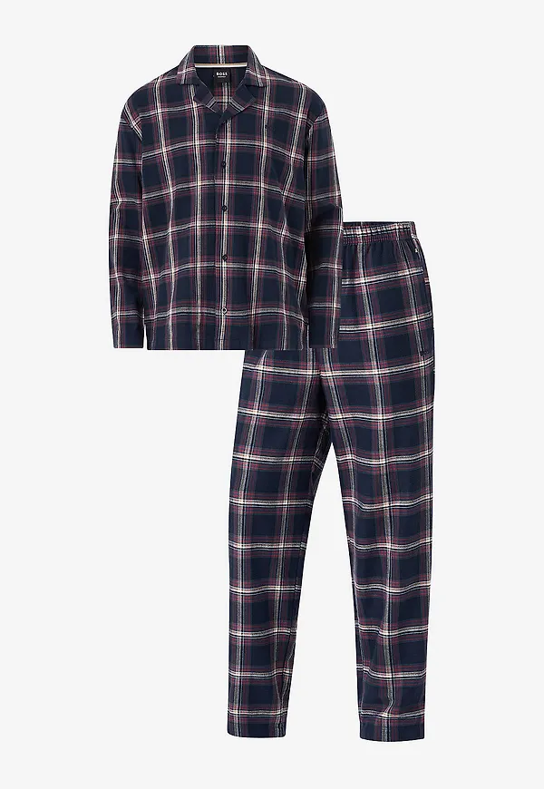 BOSS - Pyjamasset Holiday Pyjama - Blå