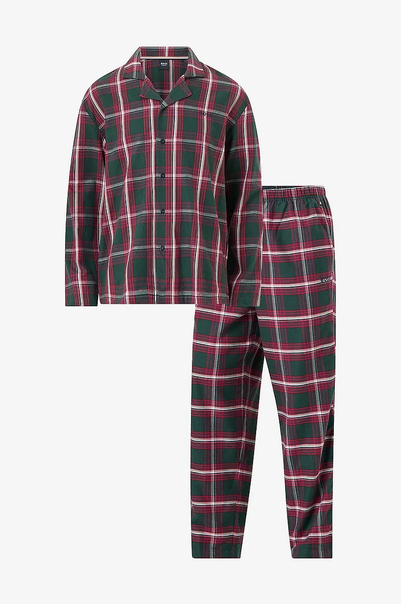 BOSS - Pyjamasset Holiday Pyjama - Röd