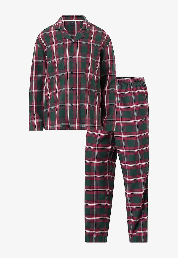 BOSS - Pyjamasset Holiday Pyjama - Röd