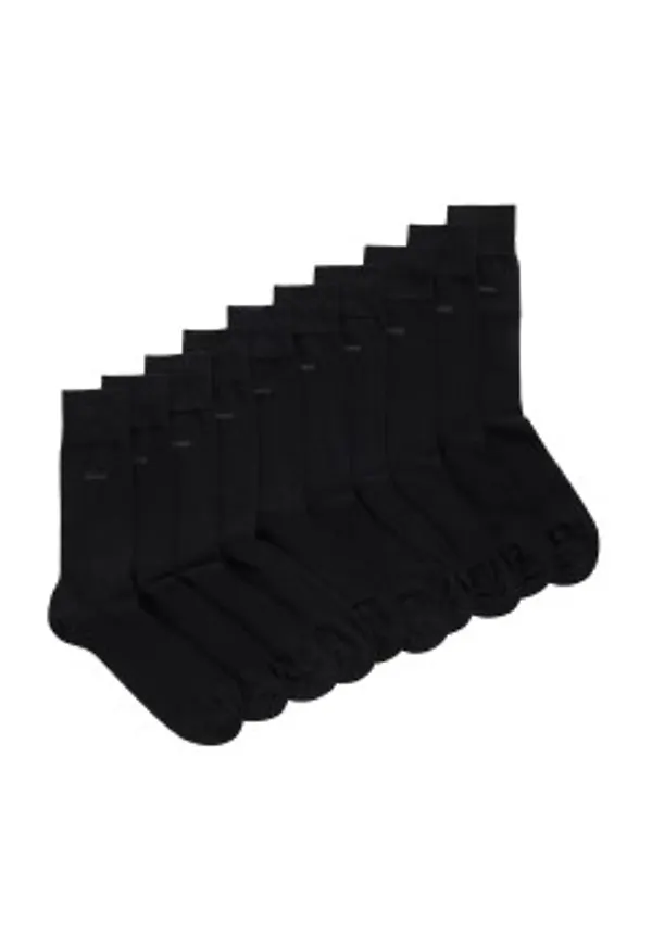 BOSS Strumpor 5P RS Uni Color CC Socks Svart Strl 43/46