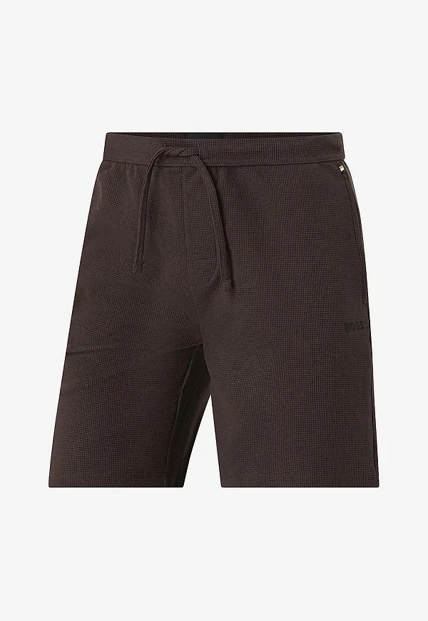 BOSS - Shorts Waffle Shorts - Brun