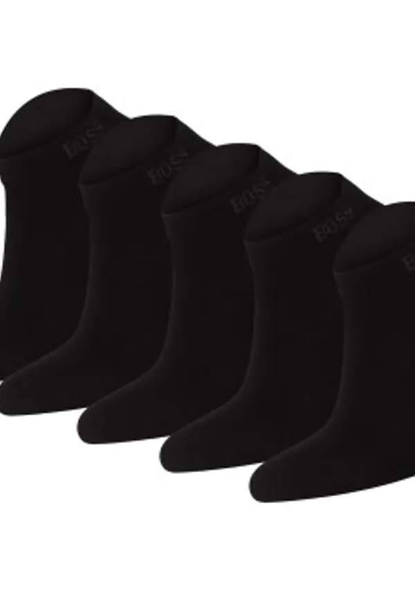 BOSS Strumpor 5P Cotton Blend Ankle Socks Blå/Grå Strl 39/42 Herr