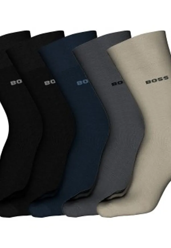 BOSS Strumpor 5P RS Uni Color CC Socks Flerfärgad-2 Strl 43/46