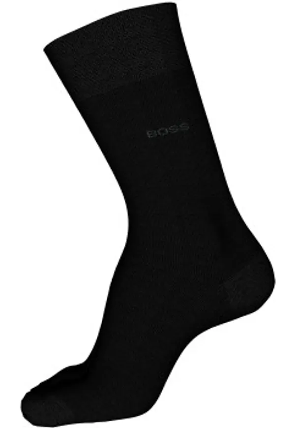BOSS Strumpor Business Mercerized Cotton George Finest Sock Svart merceriserad bomull Strl 43/44 Herr