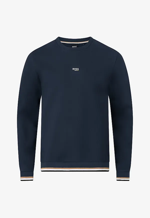 BOSS - Sweatshirt Iconic - Blå
