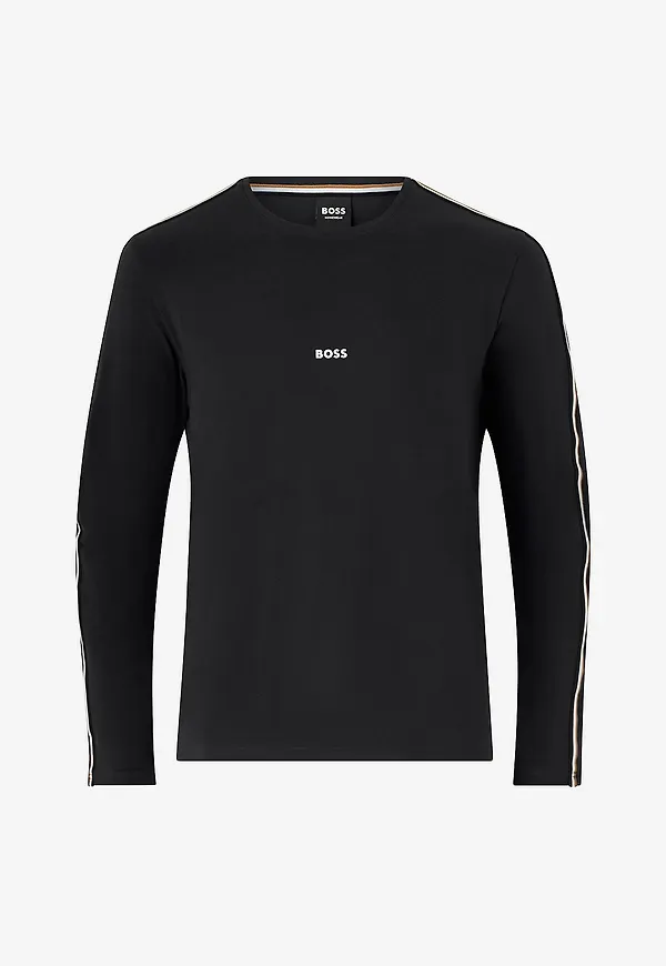 BOSS - T-shirt Unique Ls-shirt - Svart