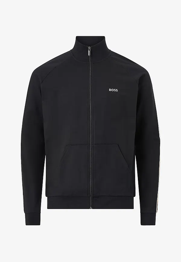 BOSS - Tröja Iconic Jacket Zip - Svart