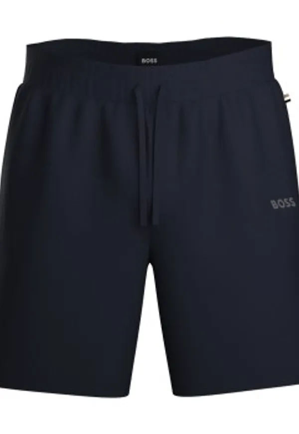 BOSS Waffle Nightwear Shorts Mörkblå Small Herr