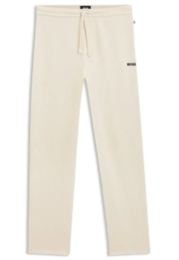 BOSS Waffle Pants Offwhite Large Herr