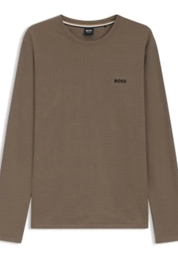 BOSS Waffle Sweatshirt Brun X-Large Herr