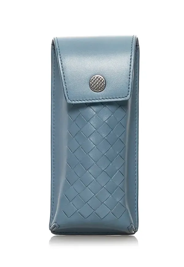 Bottega Veneta Intrecciato Leather Glasses Case
