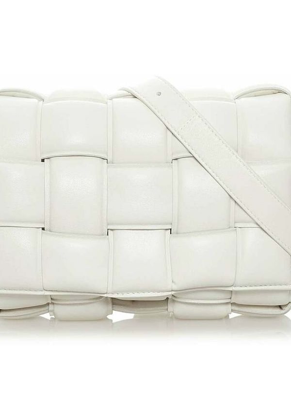 Bottega Veneta Vintage - Vintage Väskor - Vit - Dam - Storlek: ONE Size