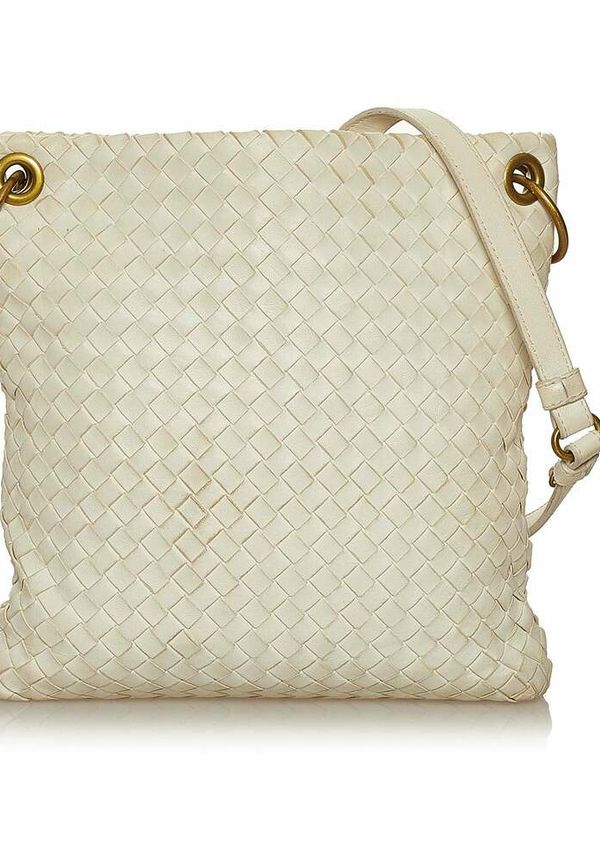 Bottega Veneta Vintage - Vintage Väskor - Vit - Dam - Storlek: ONE Size