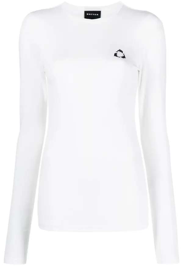 Botter långärmad t-shirt - Vit