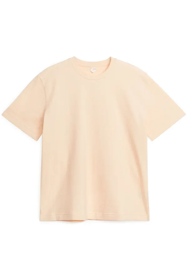 Bouclé Jersey T-Shirt - Orange