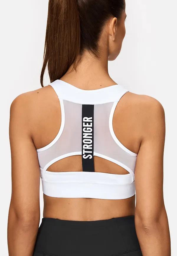 Bounce Sports Bra White