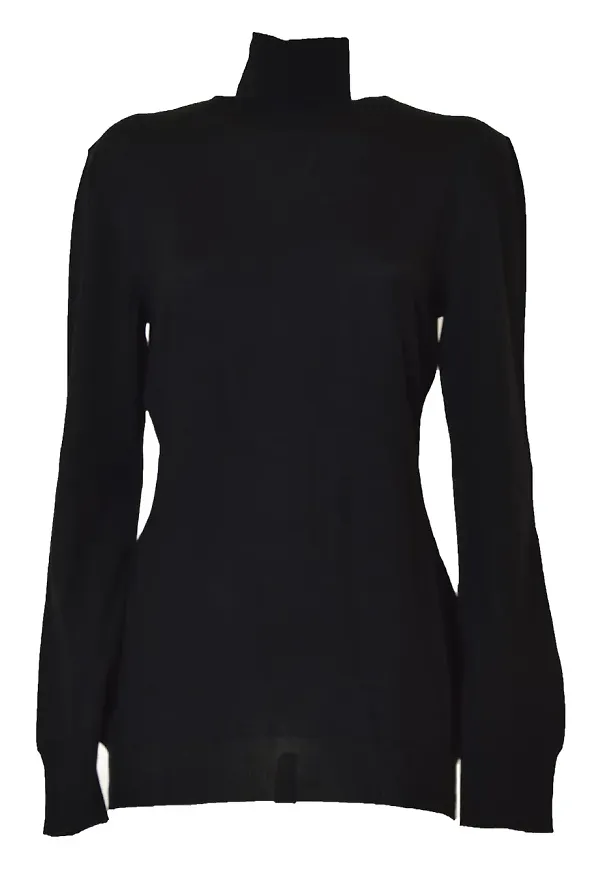 Boutique Moschino finstickad tröja - Svart