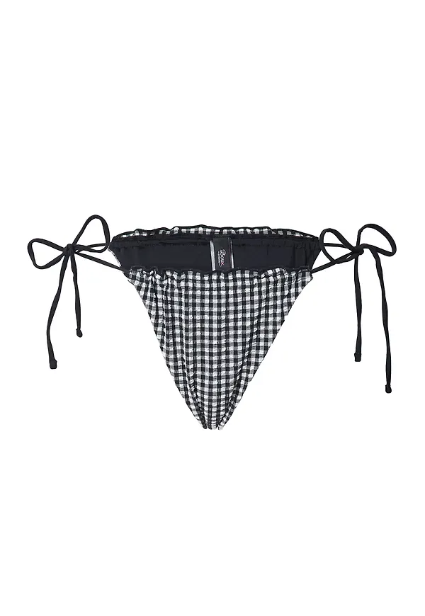 Boux Avenue Bikiniunderdel 'GINGAM' svart / vit