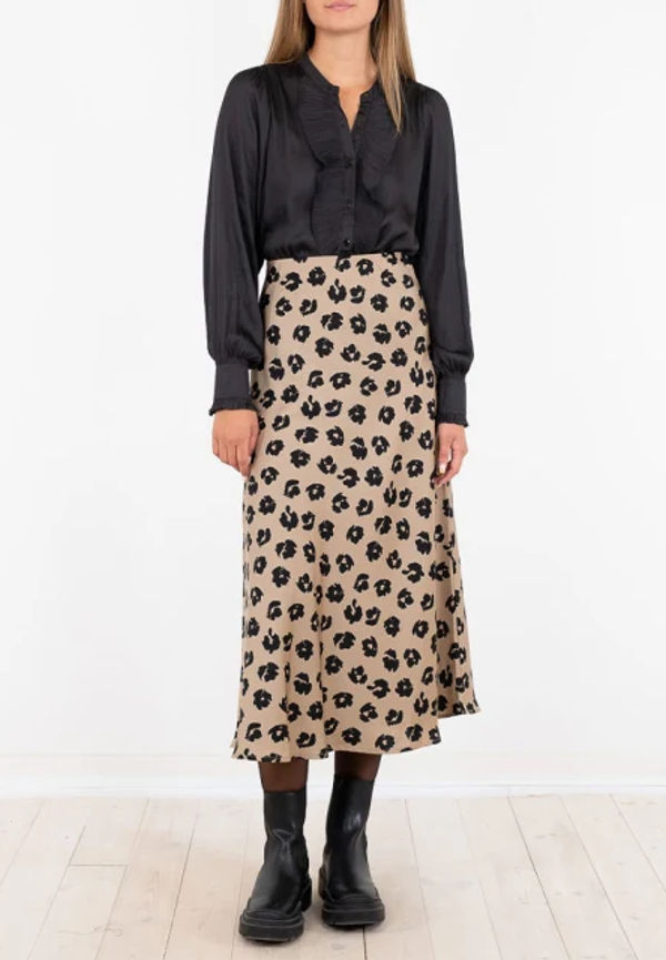 Bovary Distressed Dot Skirt