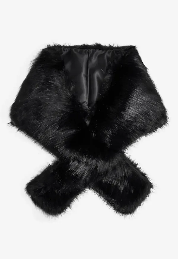 BOW19 - Svart - Anais Scarf Large
