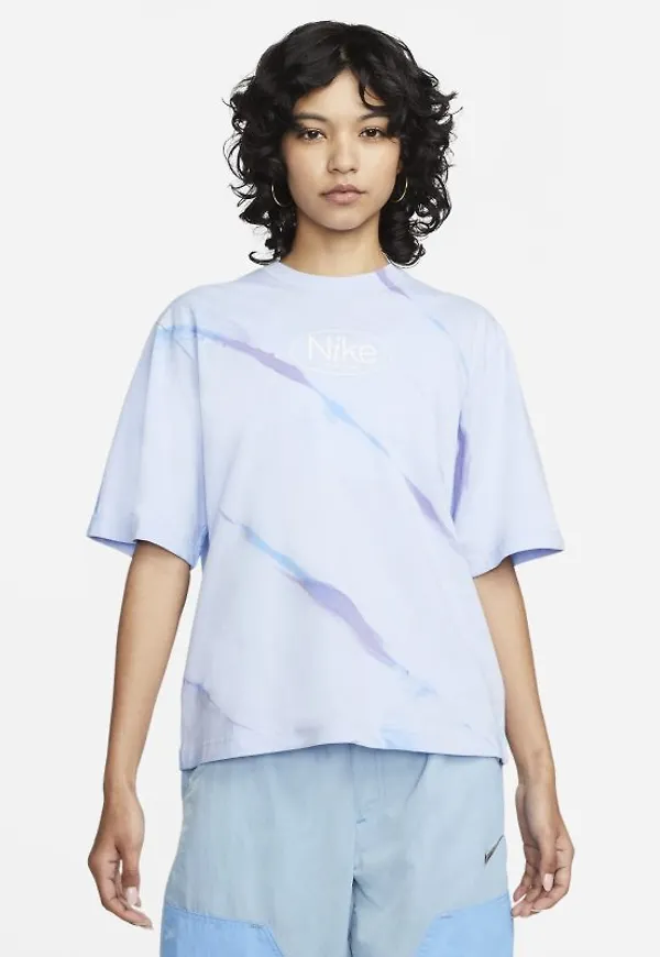Boxformad t-shirt Nike Sportswear för kvinnor - Blå