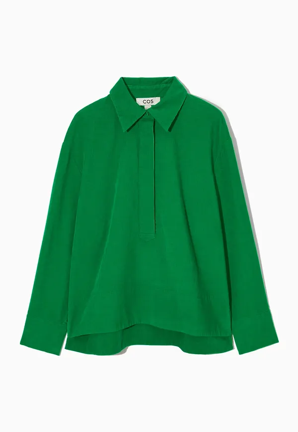 BOXY-FIT CORDUROY SHIRT