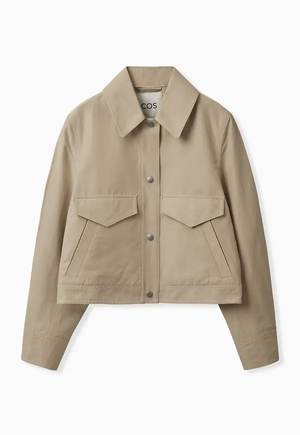 BOXY-FIT CROPPED JACKET