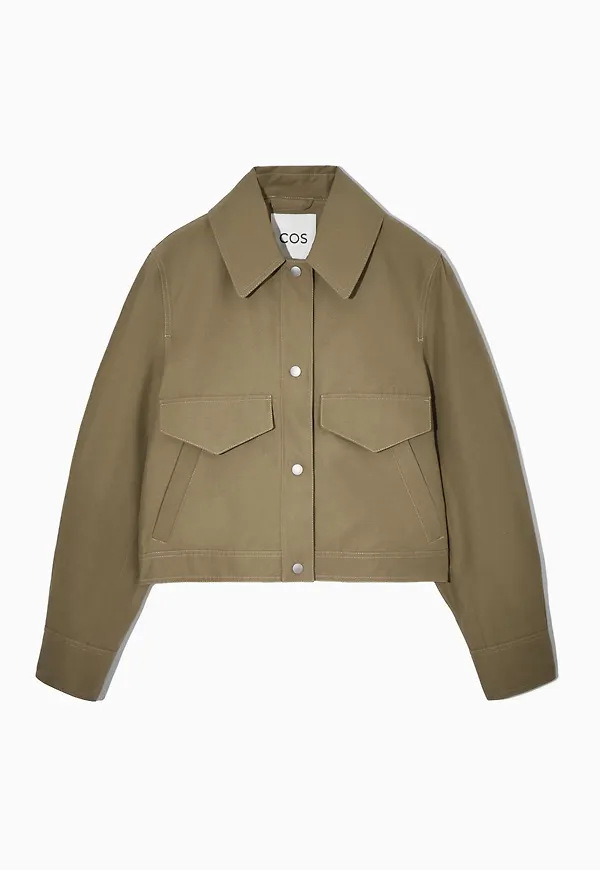 BOXY-FIT CROPPED JACKET