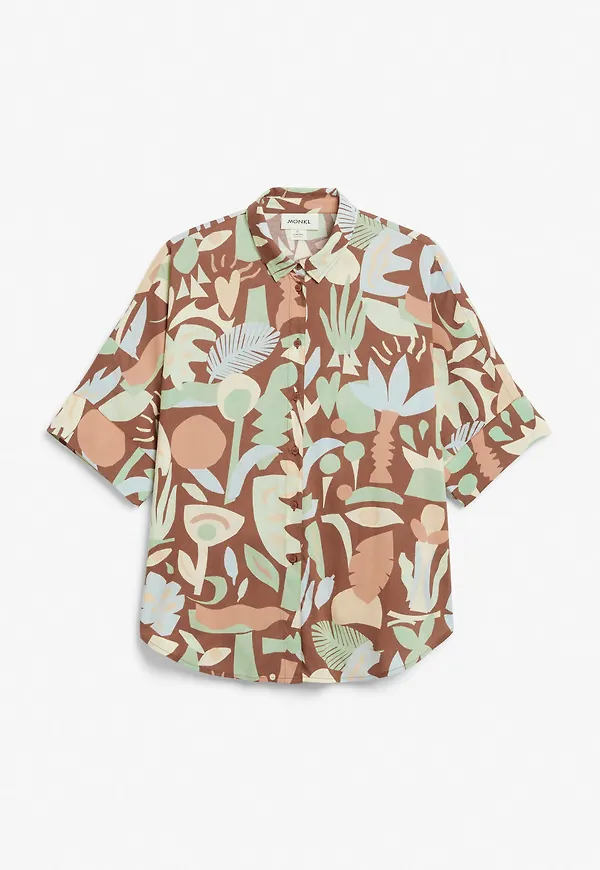 Boxy cut shirt - Orange