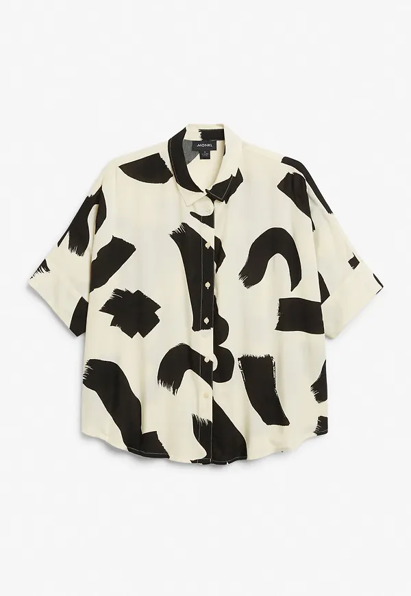 Boxy cut shirt - Yellow