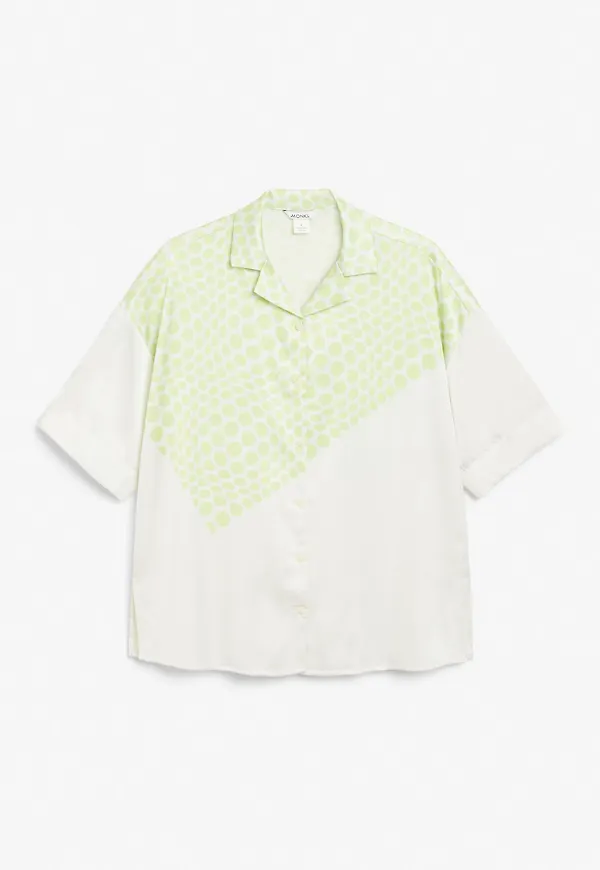 Boxy resort shirt - White