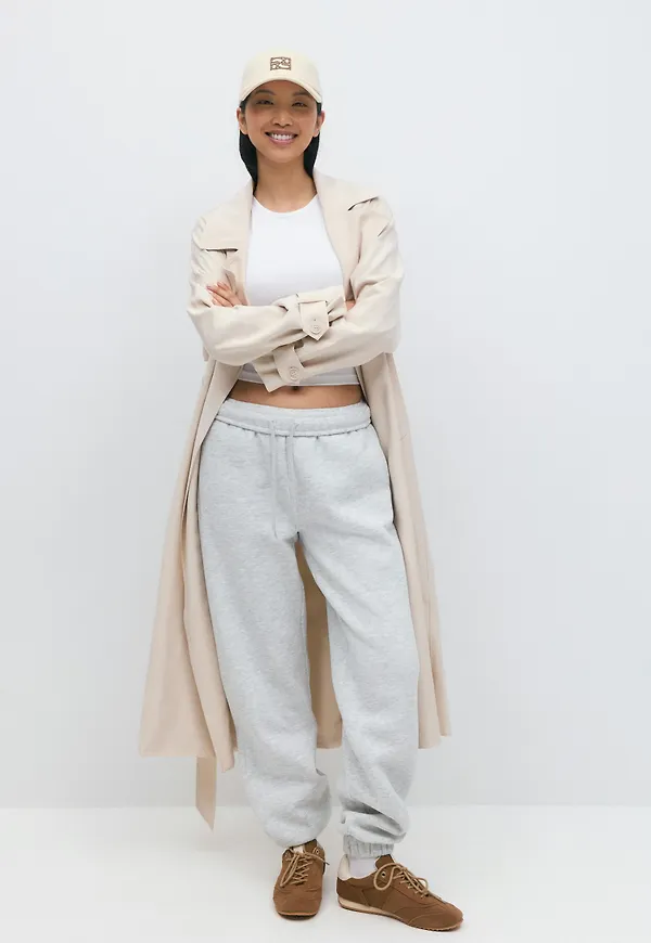 Gina Tricot - Boyfriend sweatpants - Mjukisbyxor - Grå - XS - Dam