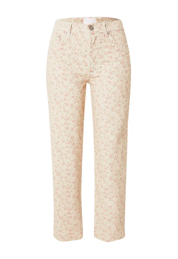 Boyish Jeans ljusgrön / rosa / puder
